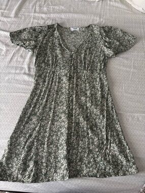 Floral Button-Front Sundress